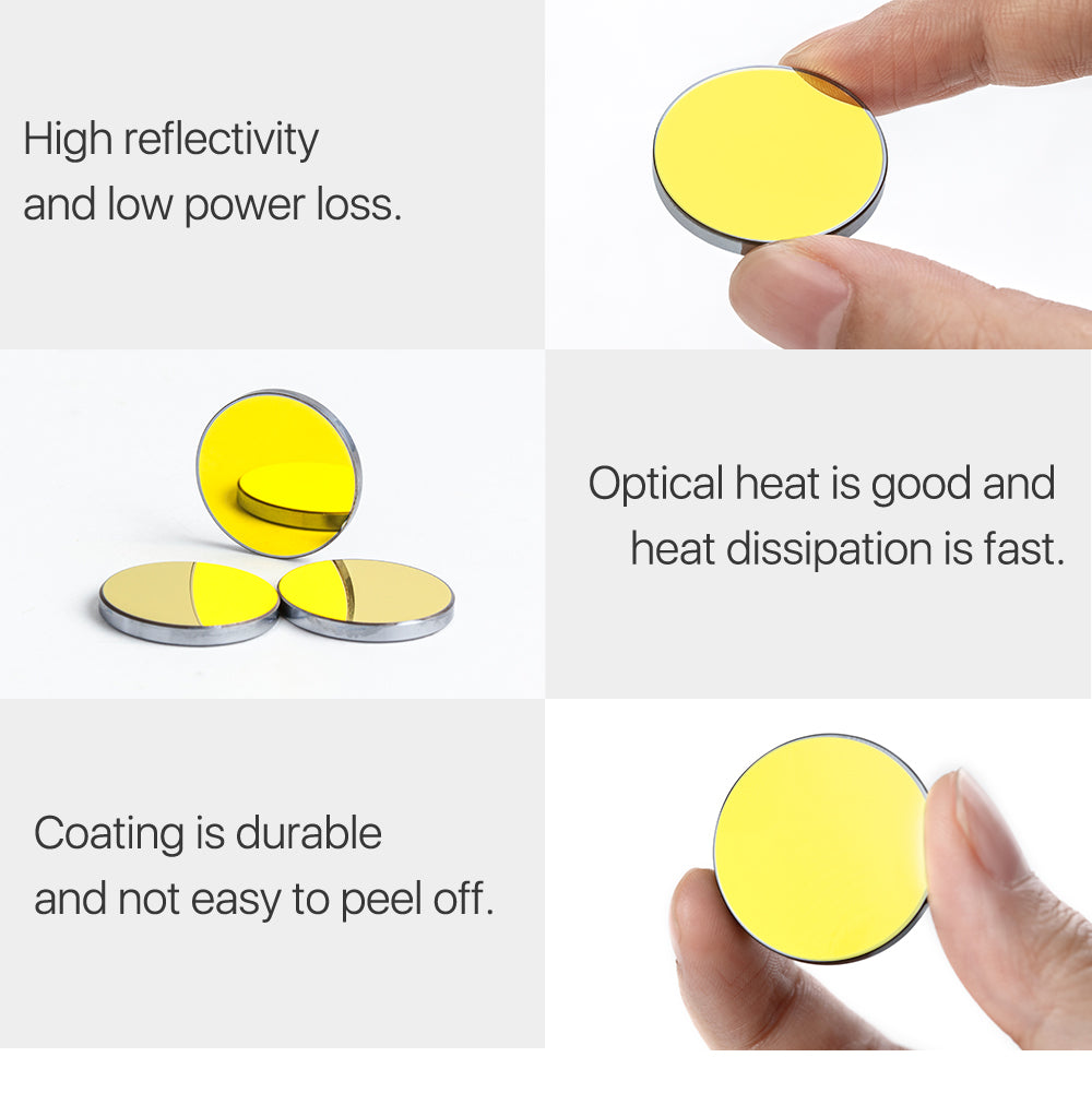 Raylasers Lens Bundle For Sale CO2 Laser Focus Lens+Si Reflective Mirror Lens