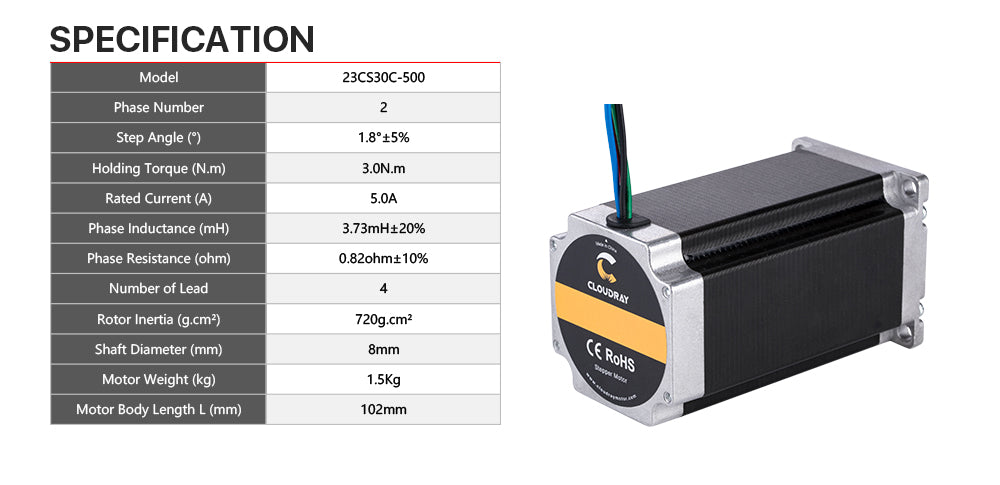 150W Laser Cutting Machine with Stepper Motor