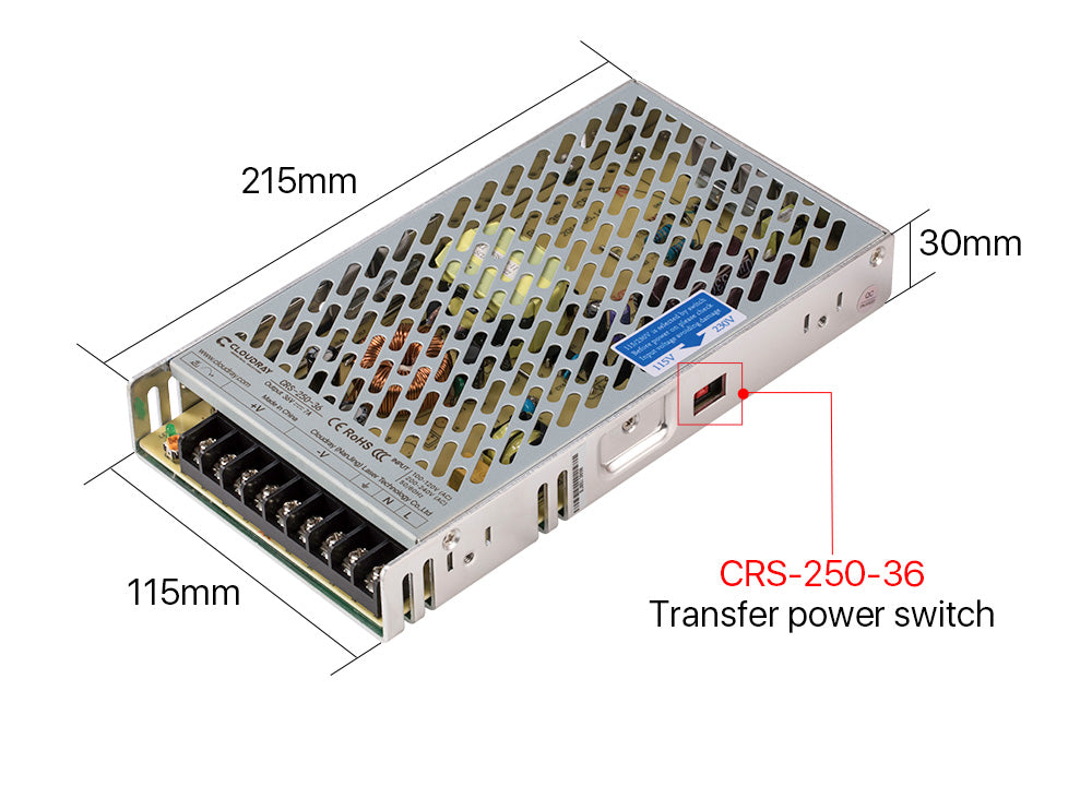 250W Switch Power Supply 24V 36V