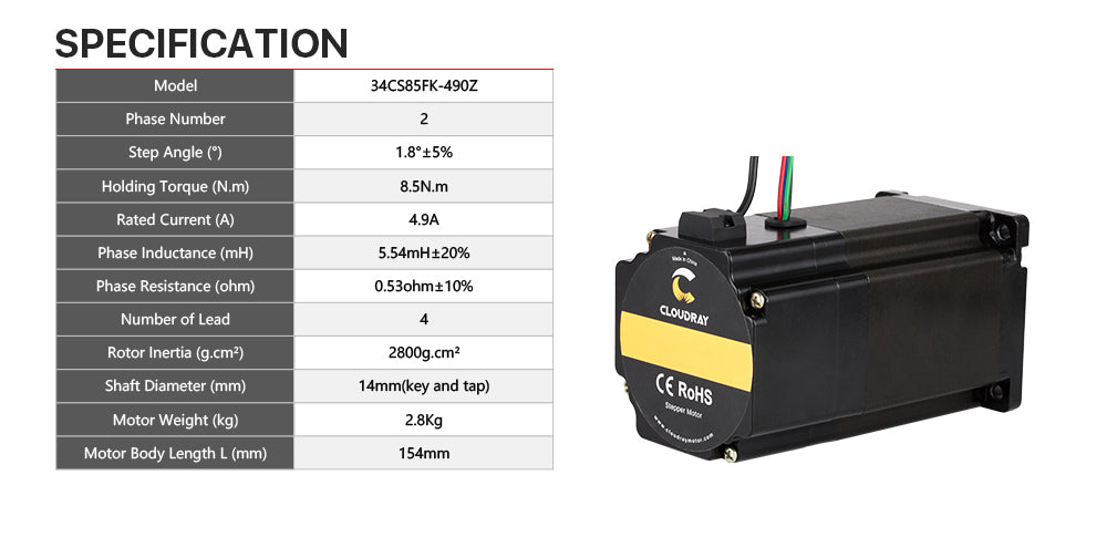 4 Axis Nema 34 Stepper Motor