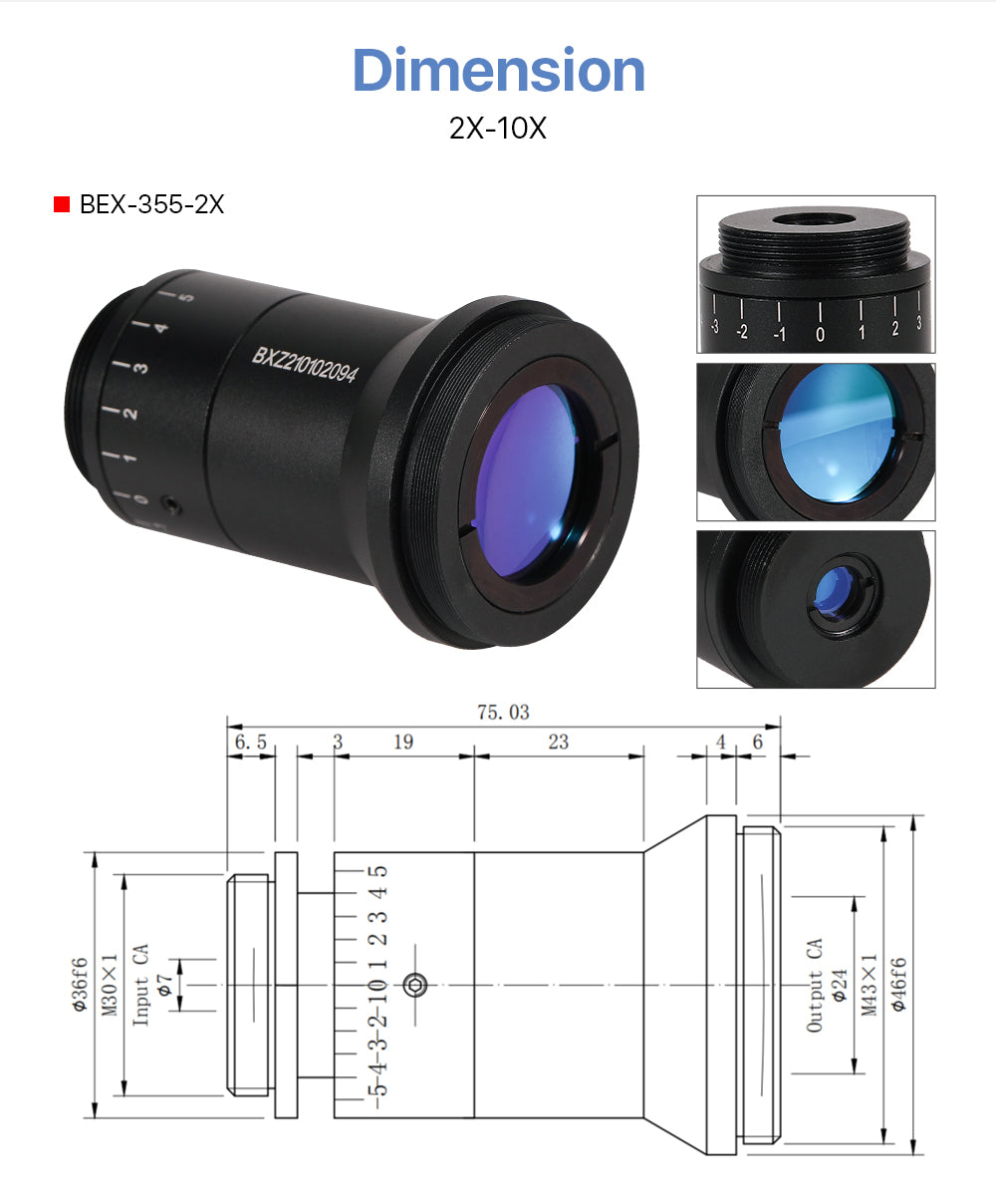 Raylasers 355nm UV Beam Expander