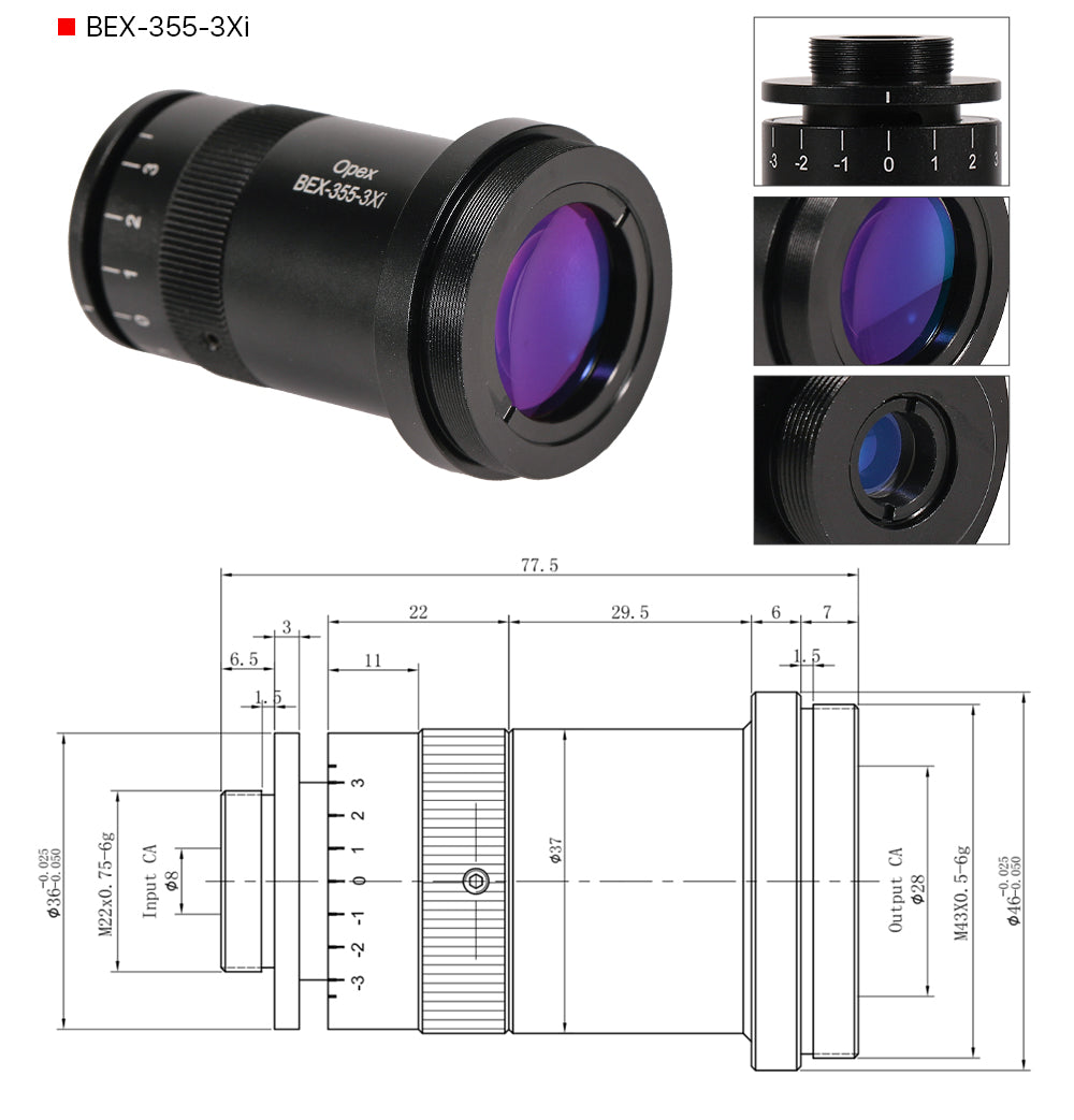 Raylasers 355nm UV Beam Expander