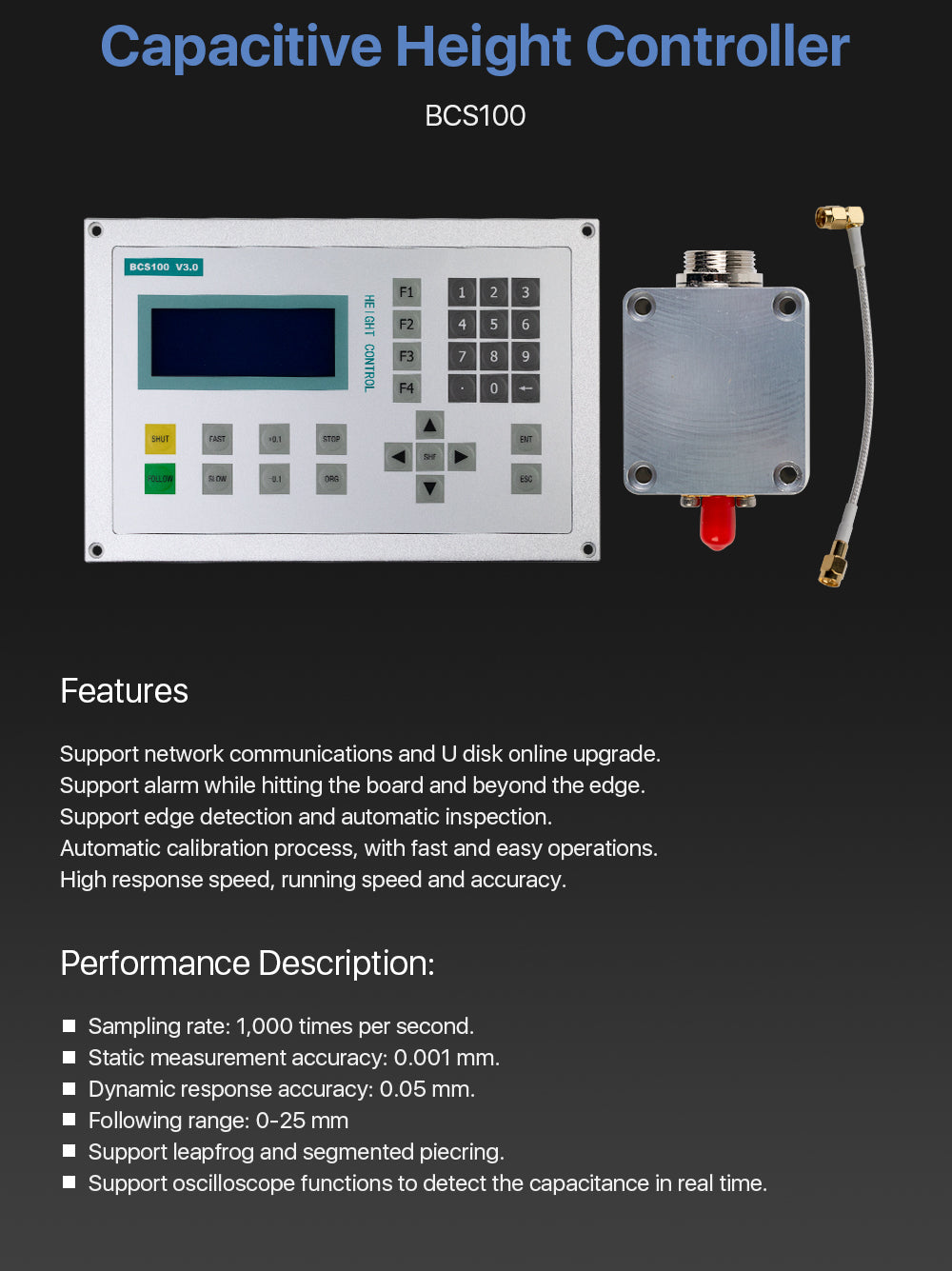 Raylasers Friendess FSCUT BCS100 Height Controller