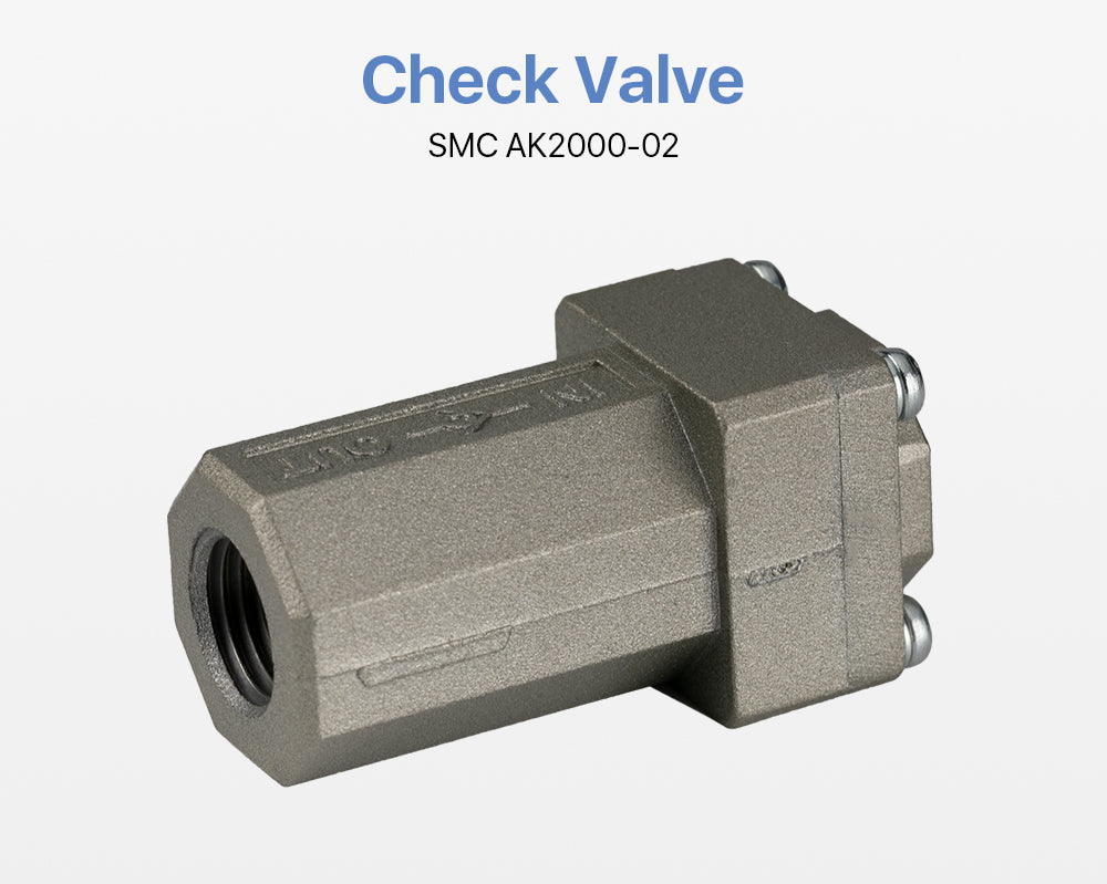 Air Check Valve OEM SMC AK2000-20 Max 1.5Mpa 1/4 Thread