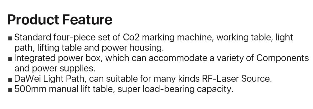 Integrated power box, which can accommodate a variety of Components and power supplies.