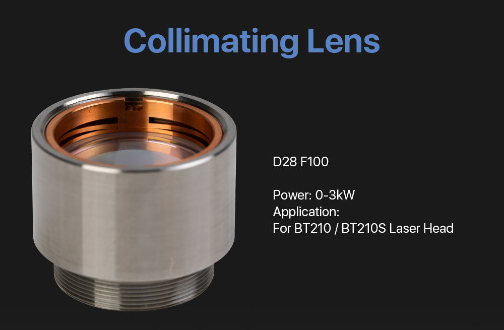 Raylasers Focusing & Collimating Lens With Lens Tube For Raytools BT210(S)