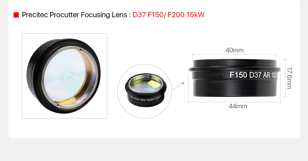 Raylasers Collimating & Focusing Lens For Precitec Cutting Head