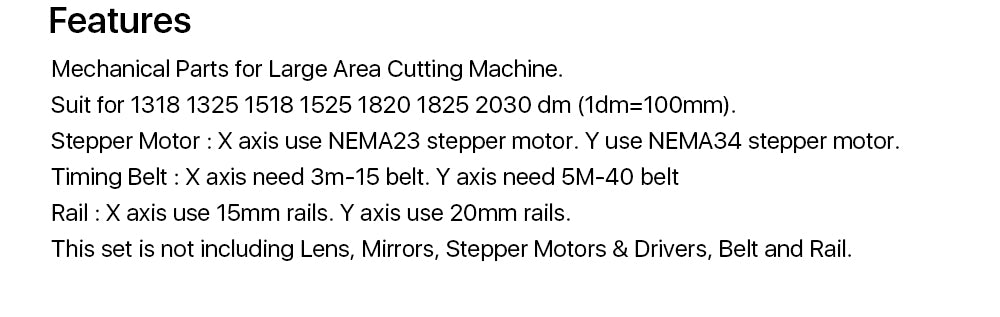 Mechanical Components Mechanical Set LC (Large Size)Motor &Head