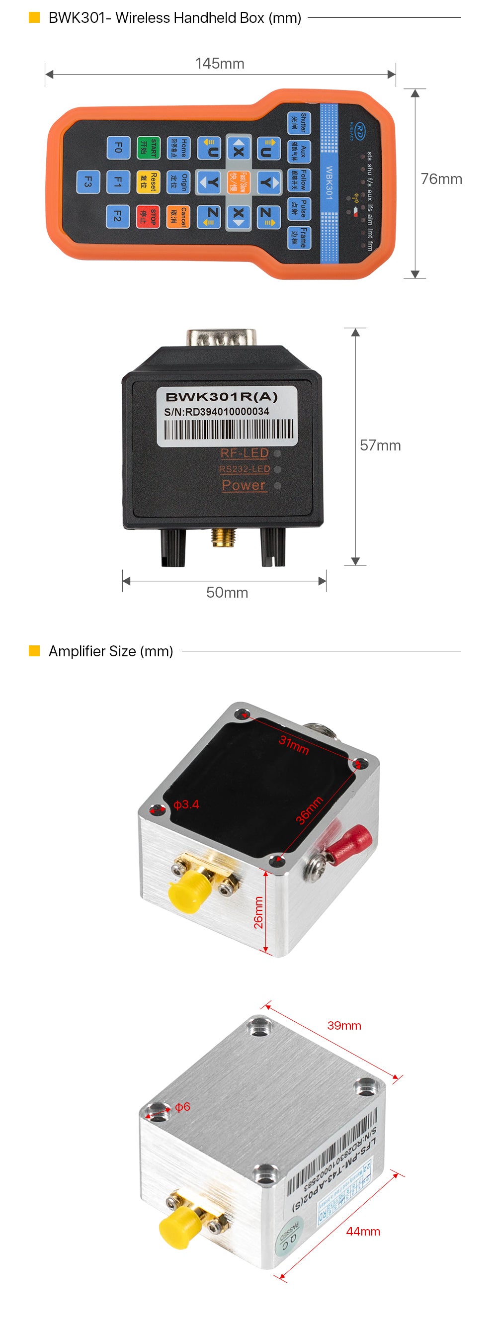 Rudia RDC6563F Fiber Laser Controller