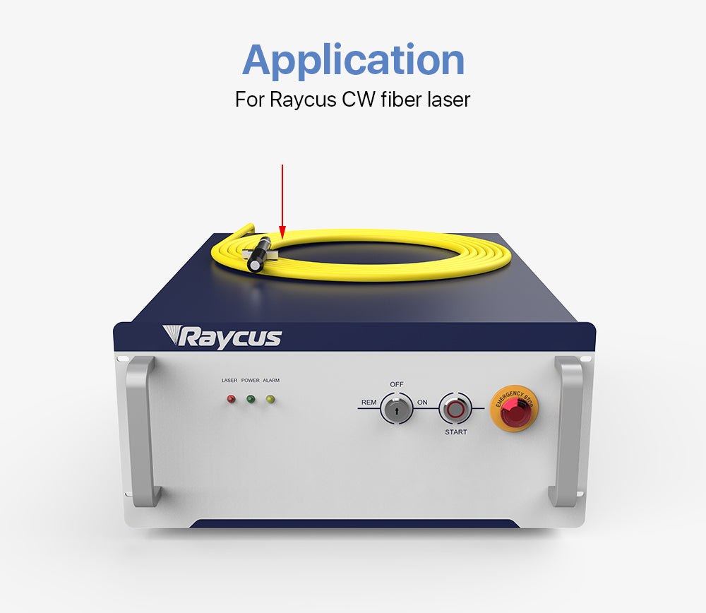 Raylasers Fiber Output Cable For Raycus CW Fiber Laser