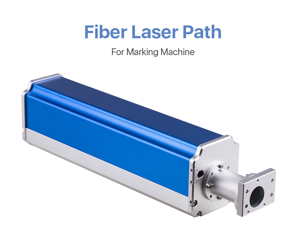 Fiber laser path for laser marking machine