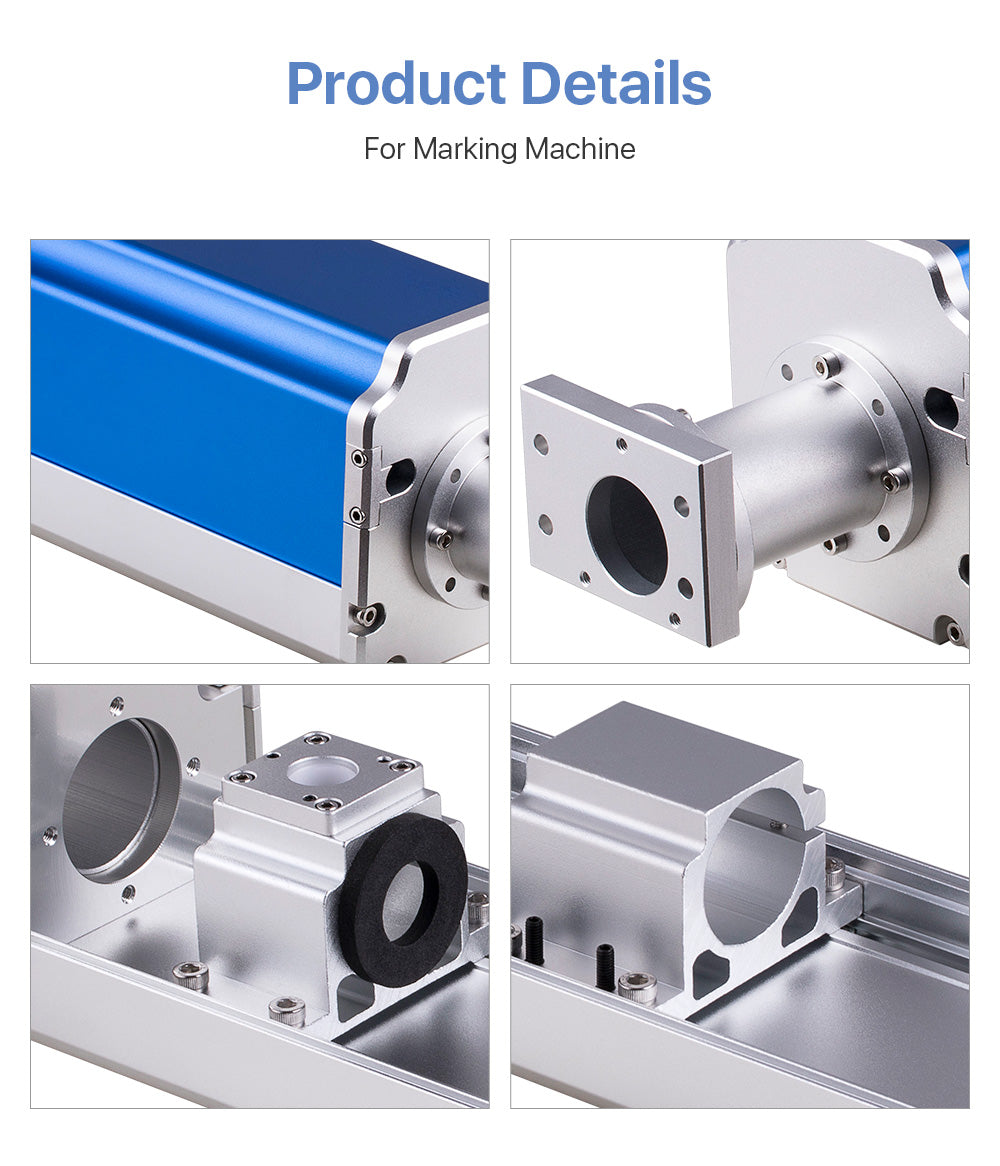 Fiber laser path for laser marking machine