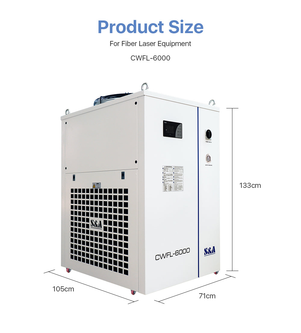 S&A Original Industrial Chiller（Fiber）CWFL-6000 380V 50HZ 60HZ