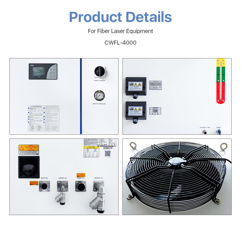 S&A Industrial Chiller（Fiber）CWFL-4000EN & 4000BN