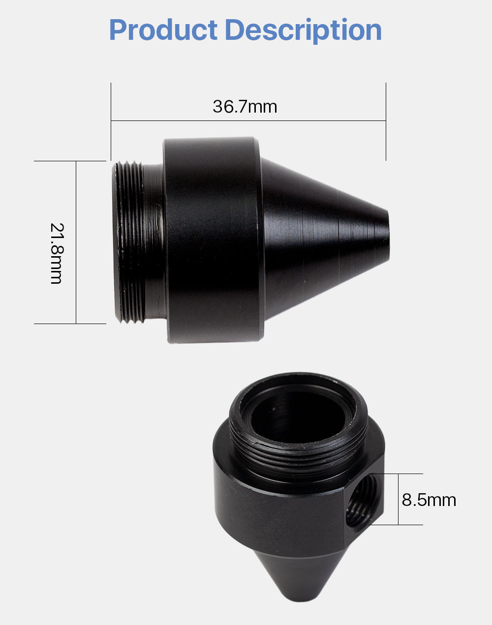 Raylasers N03 Nozzles for D18 F38.1mm / 1.5" Lens