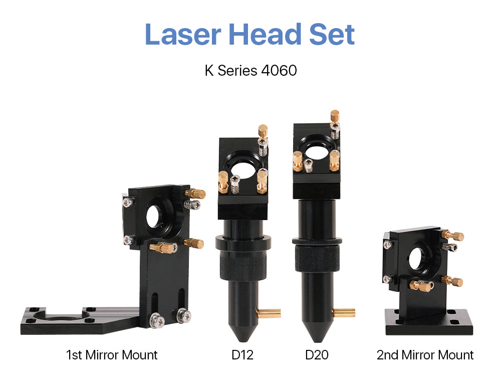 Raylasers K Series Black Laser Head Set With 1st Mirror Mount & 2nd Mirror Mount