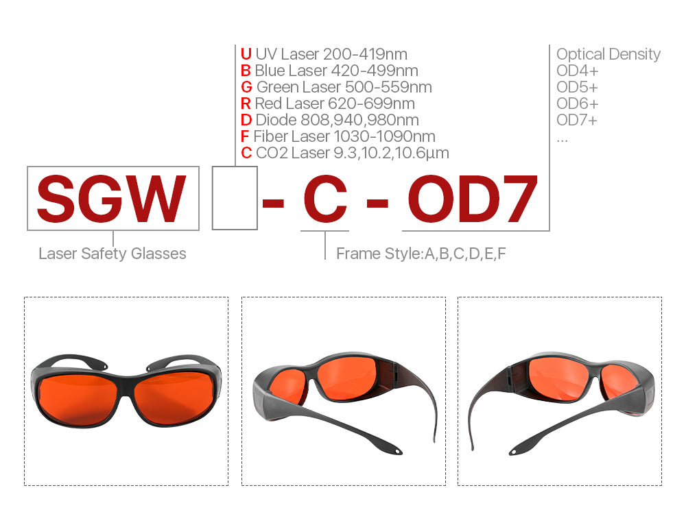 Fiber Laser Welding Safety Protection Goggles