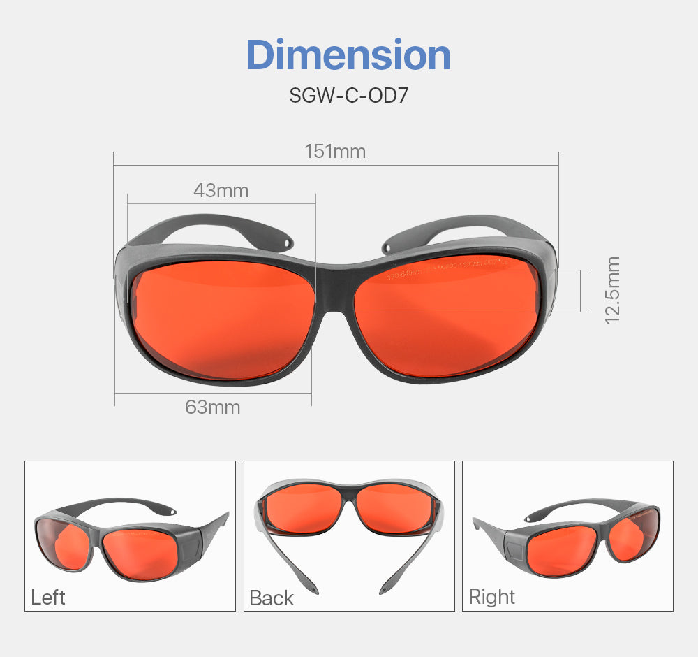 Fiber Laser Welding Safety Protection Goggles