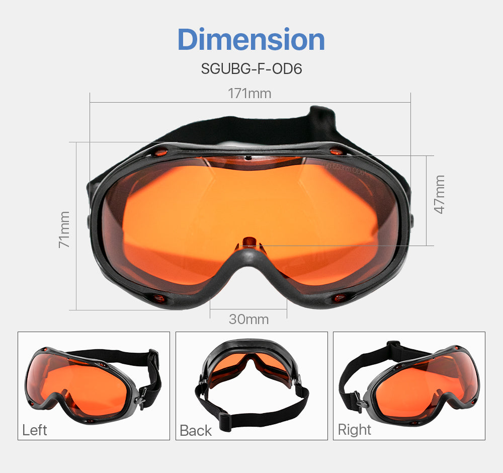 UV& Green Laser Safety Glasses