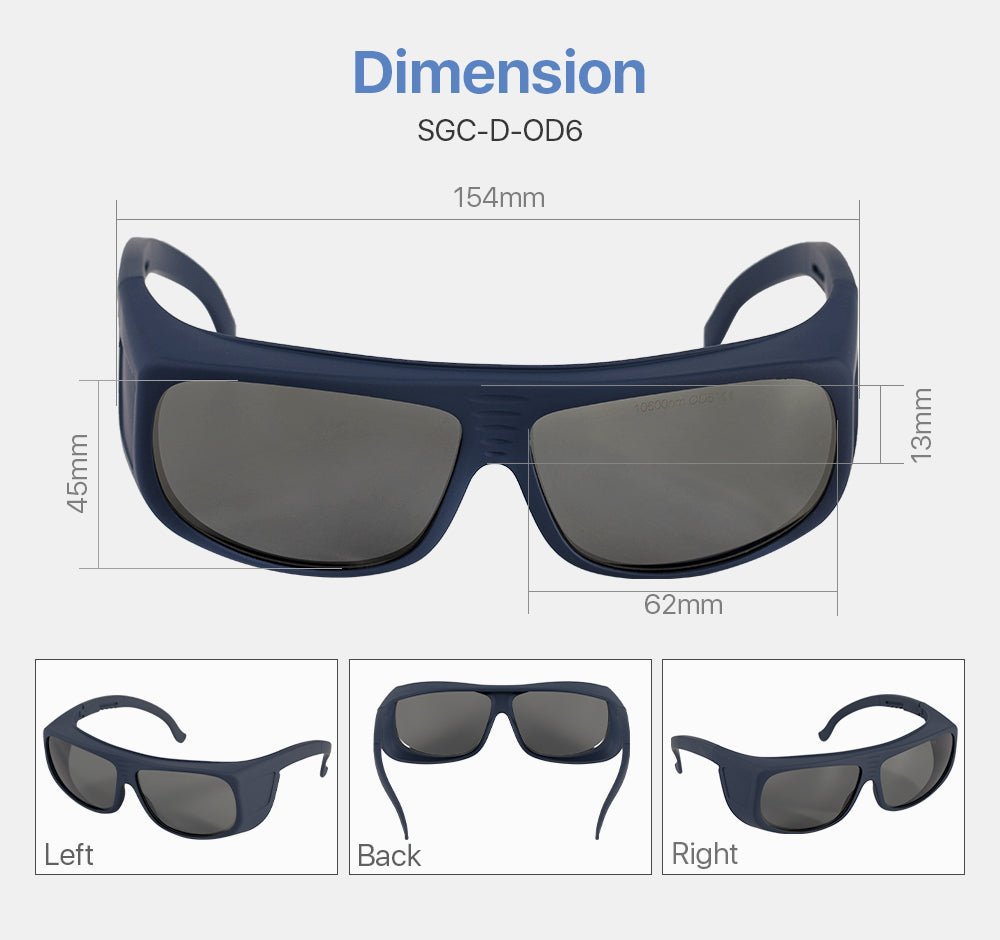 Safety Goggles 10600um For CO2 Laser