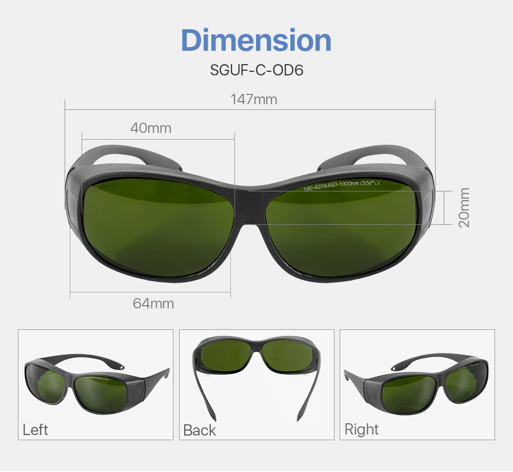 Safety Goggles 1064nm For Fiber Laser