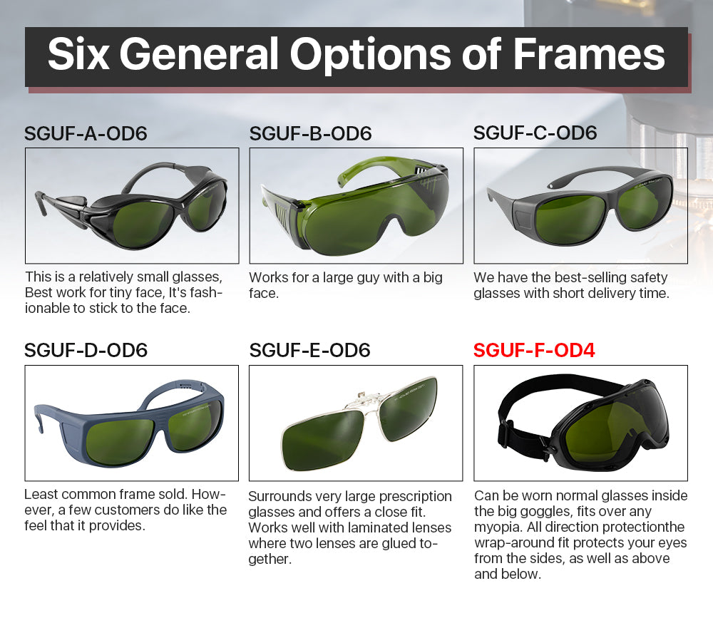 Laser Safety Goggles Protective Glasses