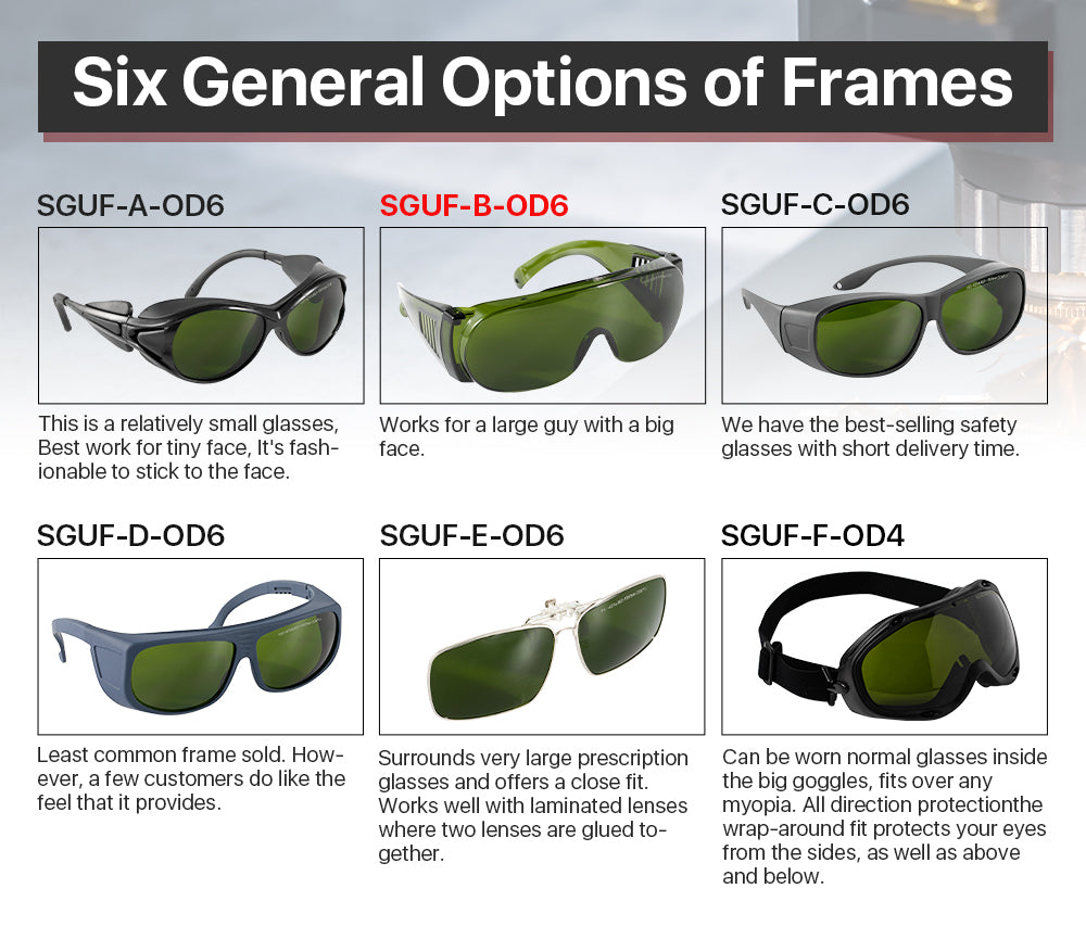 Safety Goggles 1064nm For Fiber Laser