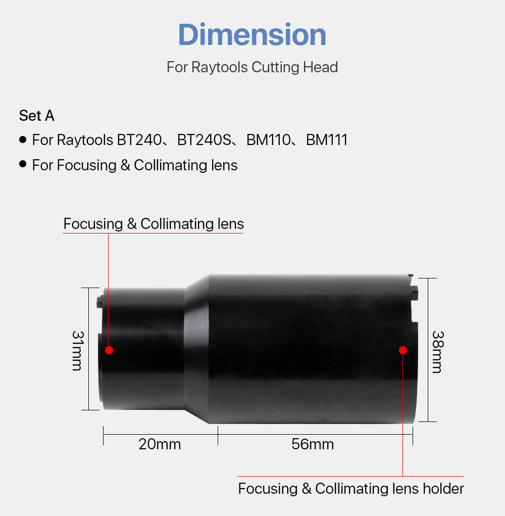 Lens Insertion Tool D30 for Focusing Collimating Lens on 1064nm BT210 BT240S BM111