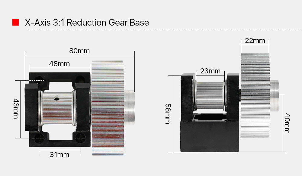 LC Gear Base Set Machine Mechanical Parts