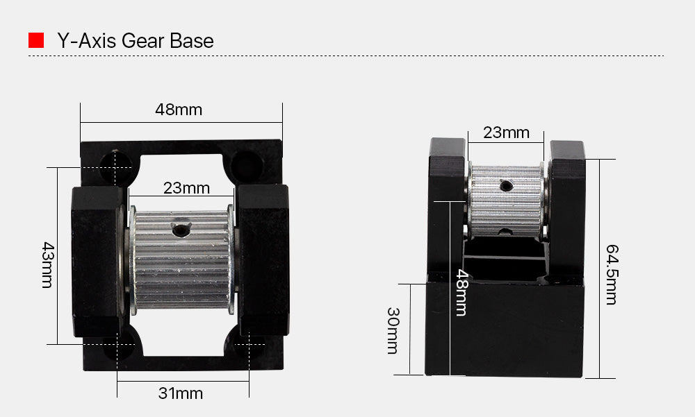 LC Gear Base Set Machine Mechanical Parts