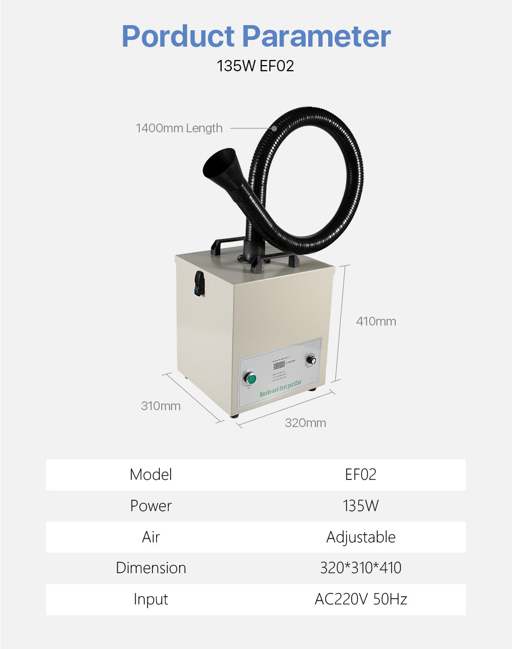 Raylasers Min Smoke Purifier 135W