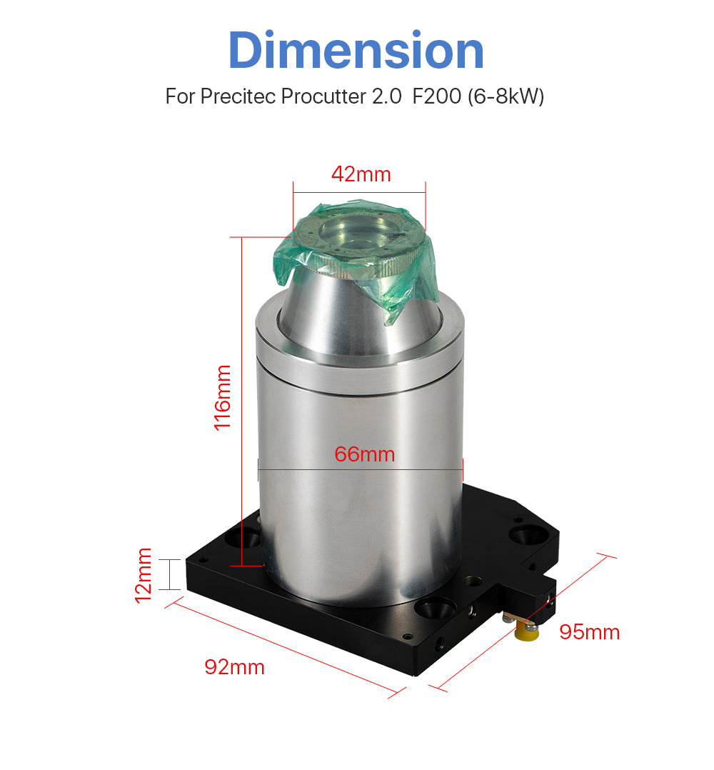 Raylasers Nozzle Connector For Precitec ProCutter ECO F200