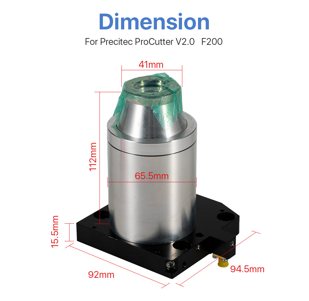 Fiber Laser Cutting Head Parts Nozzle Connector