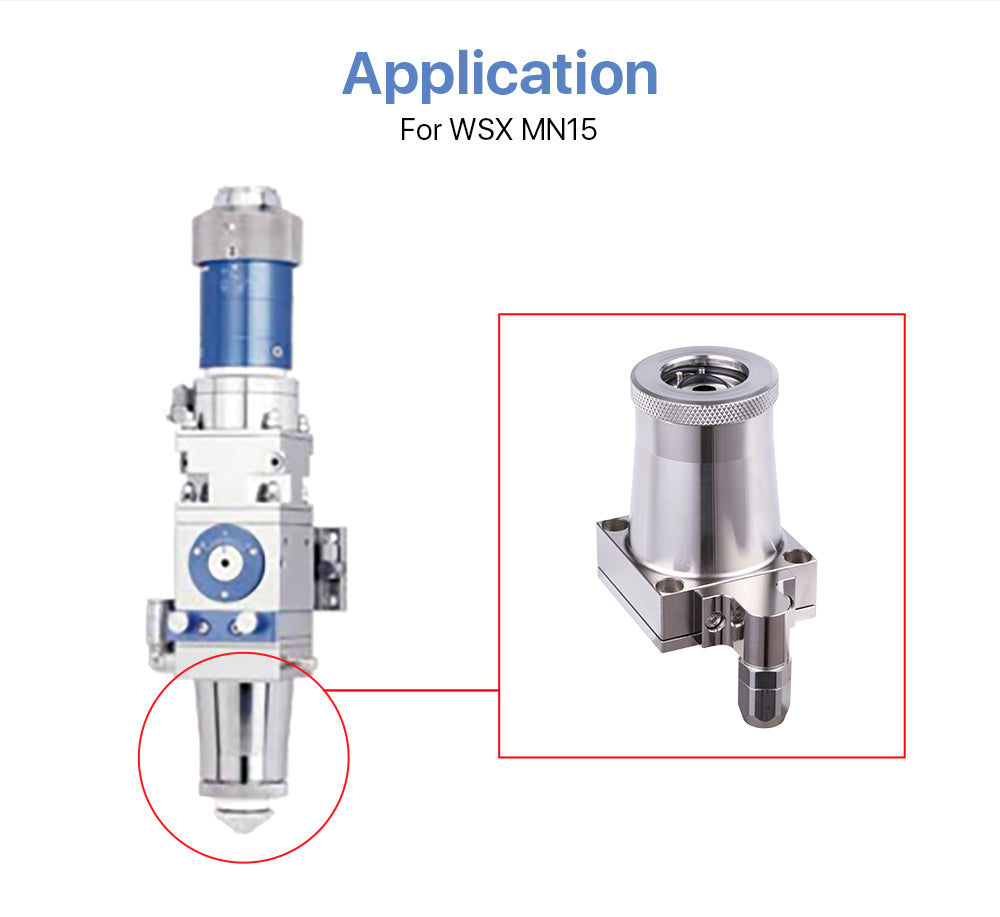 Nozzle Connector for WSX MN15 Fiber Laser Cutting Head