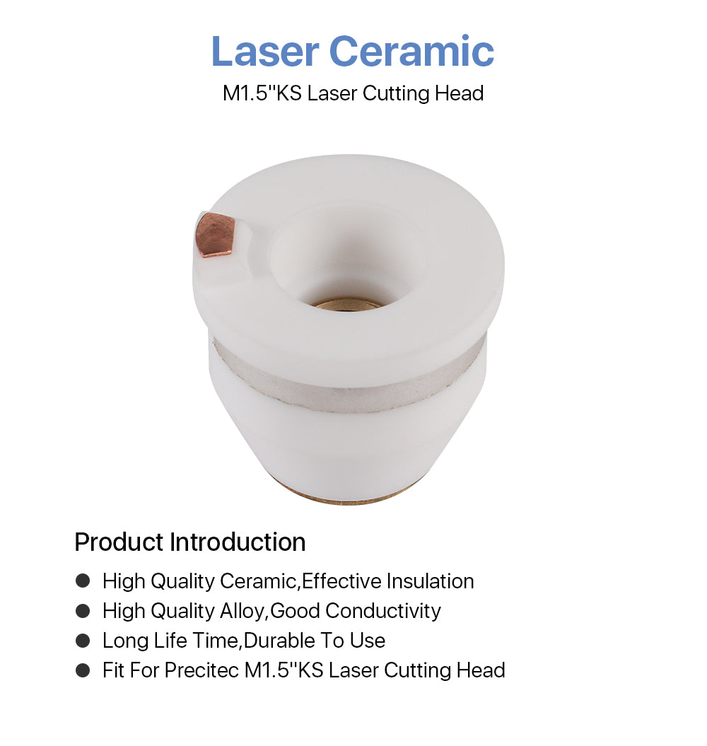 Raylasers Precitec 3D Laser Cutting Ceramics For M1.5" KS Laser Cutting Head