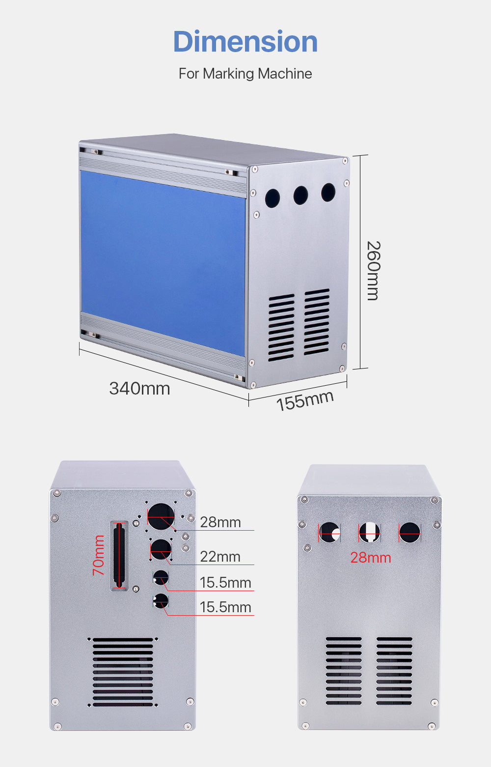 10.6um Co2 Power Supply Cabinet