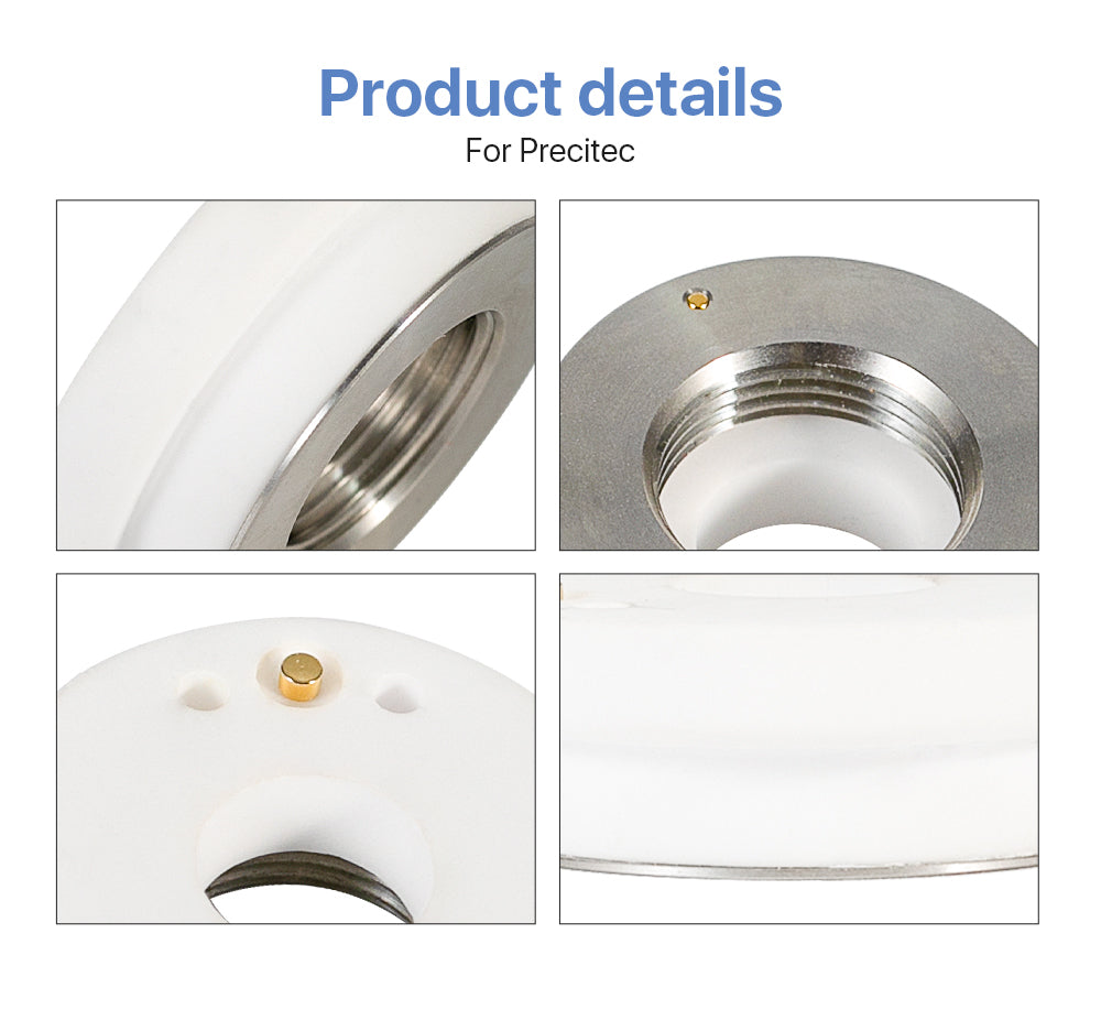 Ceramic Parts Dia.28mm/24.5mm for Precitec Fiber Laser Head