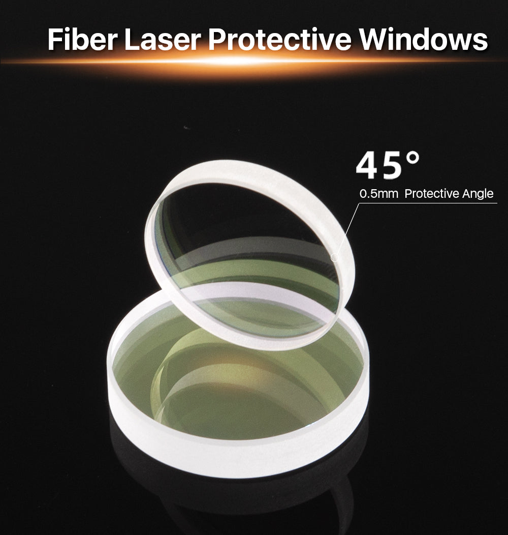 Raylasers HC JGS1 Fused Silica Fiber Laser Protective Windows