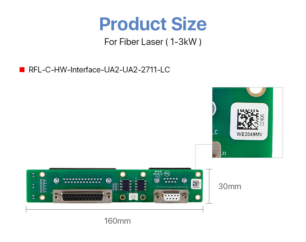 Raylasers Raycus Interface Board For 1-3KW Fiber Laser