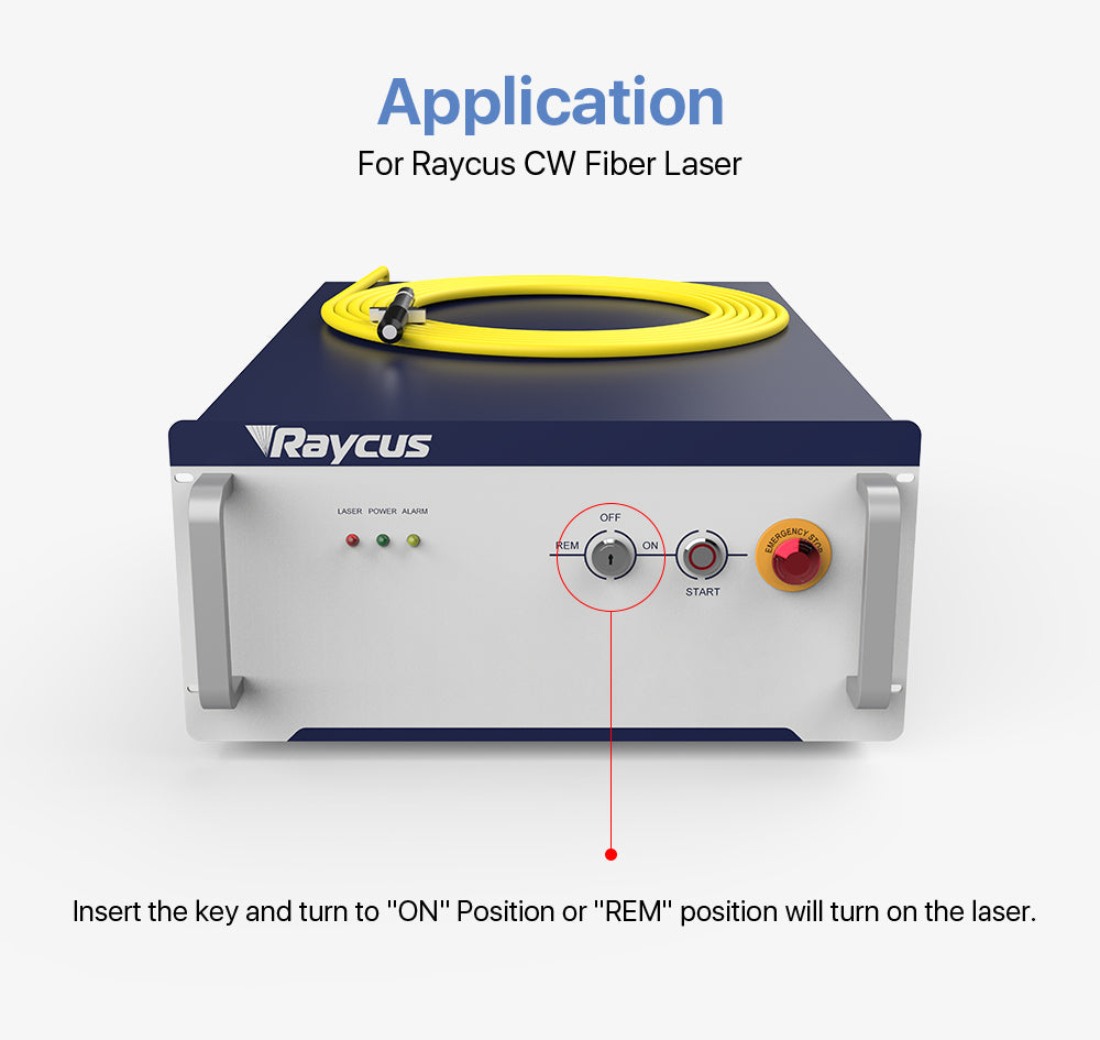 Raylasers Key Switch For Raycus CW Fiber Laser