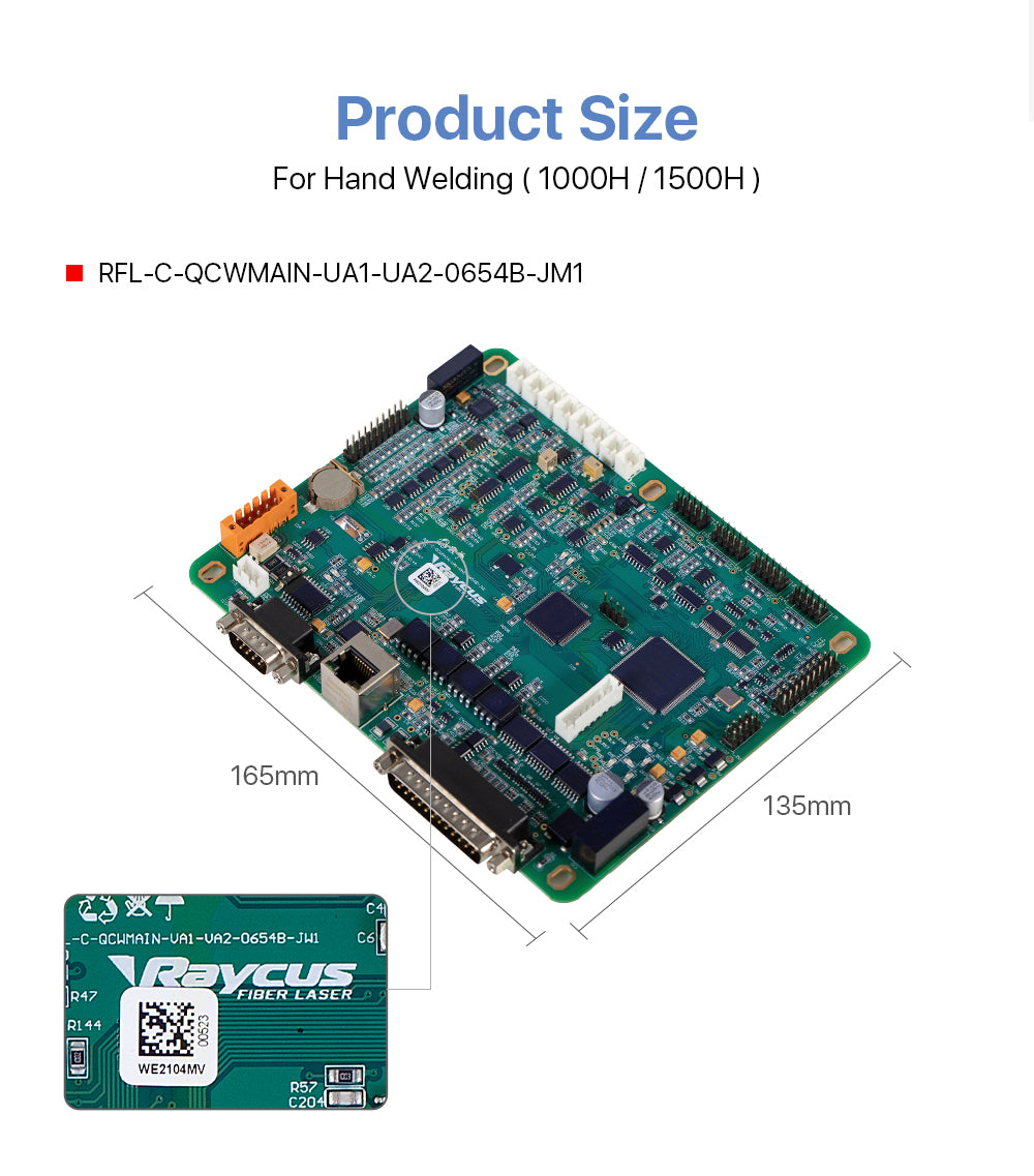 Single Module Control Board 0654B For 1KW 1.5KW Raycus Laser Source