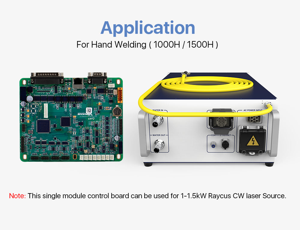 Single Module Control Board 0654B For 1KW 1.5KW Raycus Laser Source