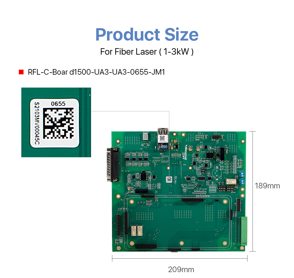 Raylasers Single Module Control Board Raycus 0656 For 1KW-3KW Raycus Laser Source