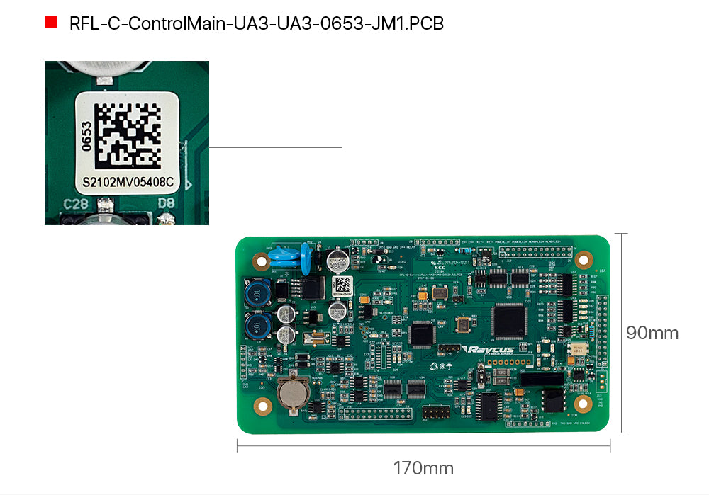 Raylasers Single Module Control Board Raycus 0656 For 1KW-3KW Raycus Laser Source