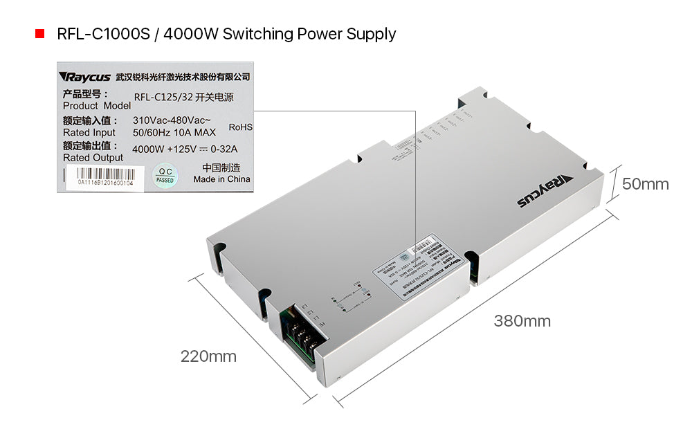 Raylasers Raycus Switching Power Supply