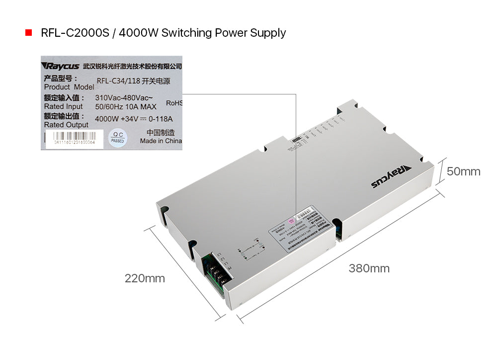 Raylasers Raycus Switching Power Supply