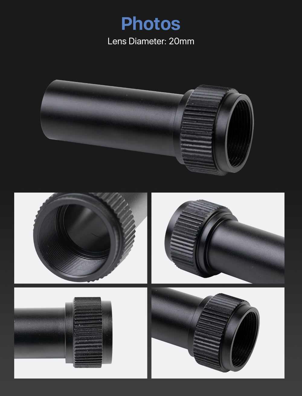 Lens Tube O.D. 20mm for CO2 Laser