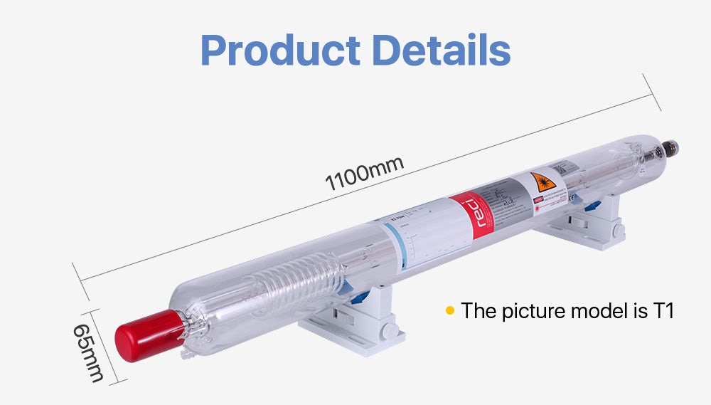 Raylasers Bundle For Sale 90W RECI Co2 Laser Tube + 110/220V Laser Power Supply